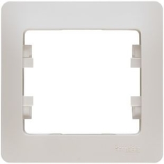 Рамка Schneider Electric Glossa 1-ая Молочная