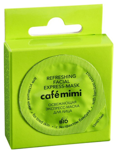 Маска для лица Café Mimi Освежающая для уставшей кожи,15мл