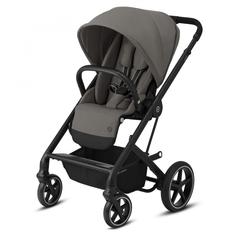Коляска прогулочная Cybex balios s lux blk soho grey с дождевиком