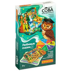 Настольная игра Bondibon Умная Сова, Любимые сказки 5 ВВ4841