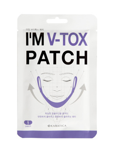 Лифтинг маска-патч KARATICA Im V-tox Patch для поддержания овала лица, 1 шт