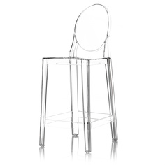 Полубарный стул Crystal прозрачный StoreForHome 990-APC-CLEAR