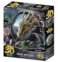 Пазл-3D Драконы, 500 деталей Prime3D 32563