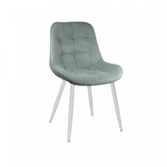 СтолБери Стул Суше (Каркас (белый 9016 матовый) тк. коллекции Safari голубой 020)