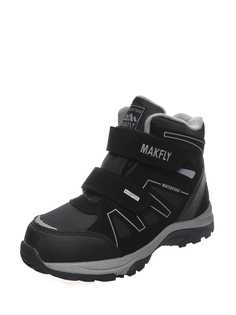 Ботинки подростковые MAKFLY 08-198-051 черный р. 38