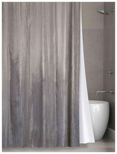 Штора для ванной Bath Plus Органза 180x200 см Серый