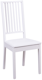 Стул Родос белый матовый/экокожа белая 100247 Mebwill