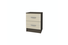 Тумба прикроватная Интерьер-Центр Ронда Ясень Шимо светлый, ЛДСП, Ясень Шимо темный