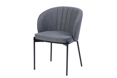 Стул Hoff Cruz 80343996, черный матовый/темно-серый