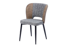 Стул Hoff Roden 80343994, темно-серый/светло-коричневый/черный матовый