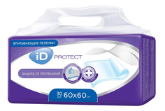 Пеленки для детей iD Disposable underpads 60 х 60 30 шт.