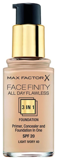 Тональный крем Max Factor Facefinity All Day Flawless 40 Light Ivory