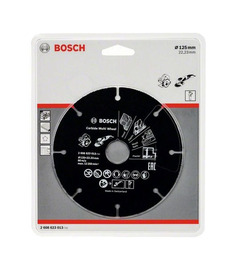 Диск отрезной абразивный по дереву для УШМ Bosch 125х22.23мм 2608623013