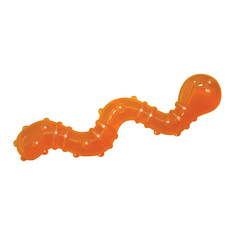 Жевательная игрушка для кошек Petstages Орка червяк мята; резина; оранжевый; 11 см
