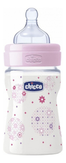 Детская бутылочка Chicco Well-Being Girl 0 мес 150 мл