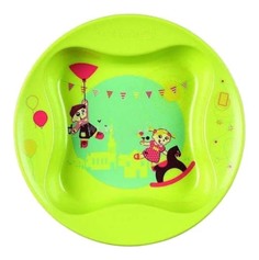 Тарелка детская Bebe Confort В форме лаврового листа зеленый