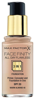 Тональный крем Max Factor Facefinity All Day Flawless 45 Warm Almond