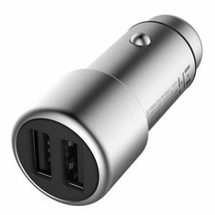 Автомобильное зарядное устройство ZMI Metal Car Charger 2USB 3,6A (AP821) Xiaomi