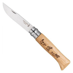 Туристический нож Opinel 001625 №8 Tradition Animalia Trout