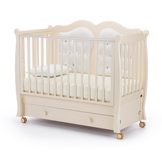 Кроватка Nuovita Affetto Swing маятник продольный avorio слоновая кость
