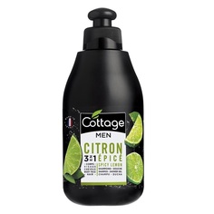 Шампунь и гель для душа Cottage "Spicy Lemon. Пряный лайм" для мужчин