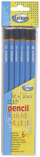 Набор простых карандашей Centrum разной твердости 3В, 3Н, НВ, 2В, 2Н