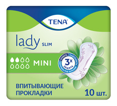Tena Lady Урологические прокладки Слим Мини; 10 шт