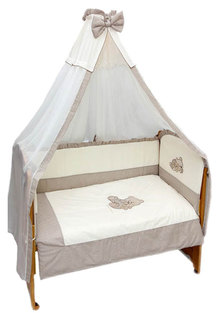 Комплект детского постельного белья Bombus 1137 Капучино 7 пр.