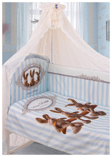 Комплект детского постельного белья Золотой Гусь ВИНТАЖ Sweet Rabbit 1712