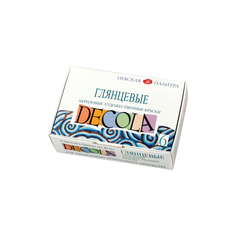 Акриловые краски Невская Палитра Декола 6 цветов Decola