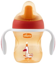 Поильник Chicco Chicco Чико Training Cup 6м+ красный