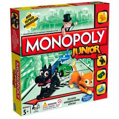 GAMES Игра настольная. Монополия Джуниор "Моя первая монополия",8+ Hasbro