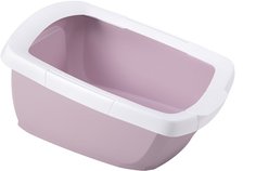 Лоток для кошек IMAC Funny с высоким бортом, пепельно-розовый, 62 х 49,5 х 33 см