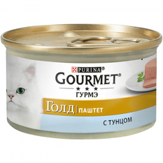 Консервы для кошек Gourmet Gold, паштет с тунцом, 12шт по 85г