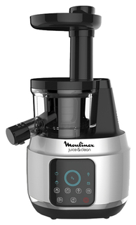 Соковыжималка шнековая Moulinex ZU420E10 black/silver