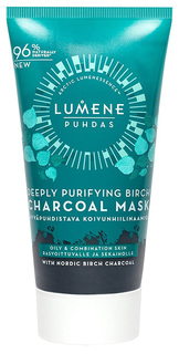 Маска для лица Lumene Puhdas Deeply Purifying Birch Charcoal Mask 75 мл