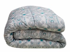 Всесезонное двухспальное одеяло SleepMaker Sanita Eco 172x205см Лебяжий пух (иск.) Малахит