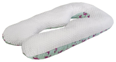 Подушка для беременных AmaroBaby Фламинго мятная, 340х72 см