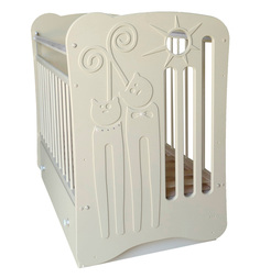 Кроватка детская Островок уюта Ля-Мур, слоновая кость