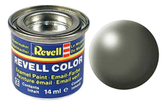 Краска Камышово-зеленая РАЛ 6013 шелково-матовая эмалевая Revell 32362
