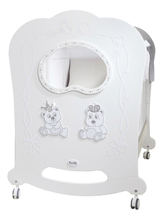 Кровать-качалка Feretti 65х125 см Oblo Majesty Brillante white