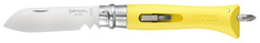 Туристический нож Opinel 001804 №9 Specialist DIY Yellow