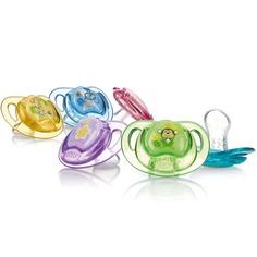 Пустышка Nuby силиконовая 6-18м в ассорт.