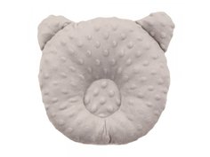 Подушка анатомическая Amarobaby Bubble серый