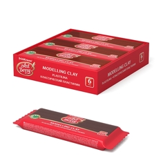 Классический пластилин ErichKrause Artberry с Алоэ Вера 150г коричневый