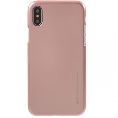 Чехол Mercury iJelly Metal series для Apple iPhone X/XS Rose Gold
