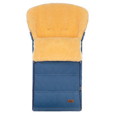 Конверт зимний меховой Nuovita Alpino Lux Pesco Blu scuro, Темно-синий