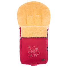 Конверт зимний меховой Nuovita Islanda Pesco Rosso, Красный