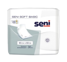 Пеленки гигиенические SENI Soft Basic 90x60 см 30 шт. B030-J03
