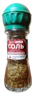 Соль морская пищевая с экстрактом беломорских водорослей, 80 г Снежное Море